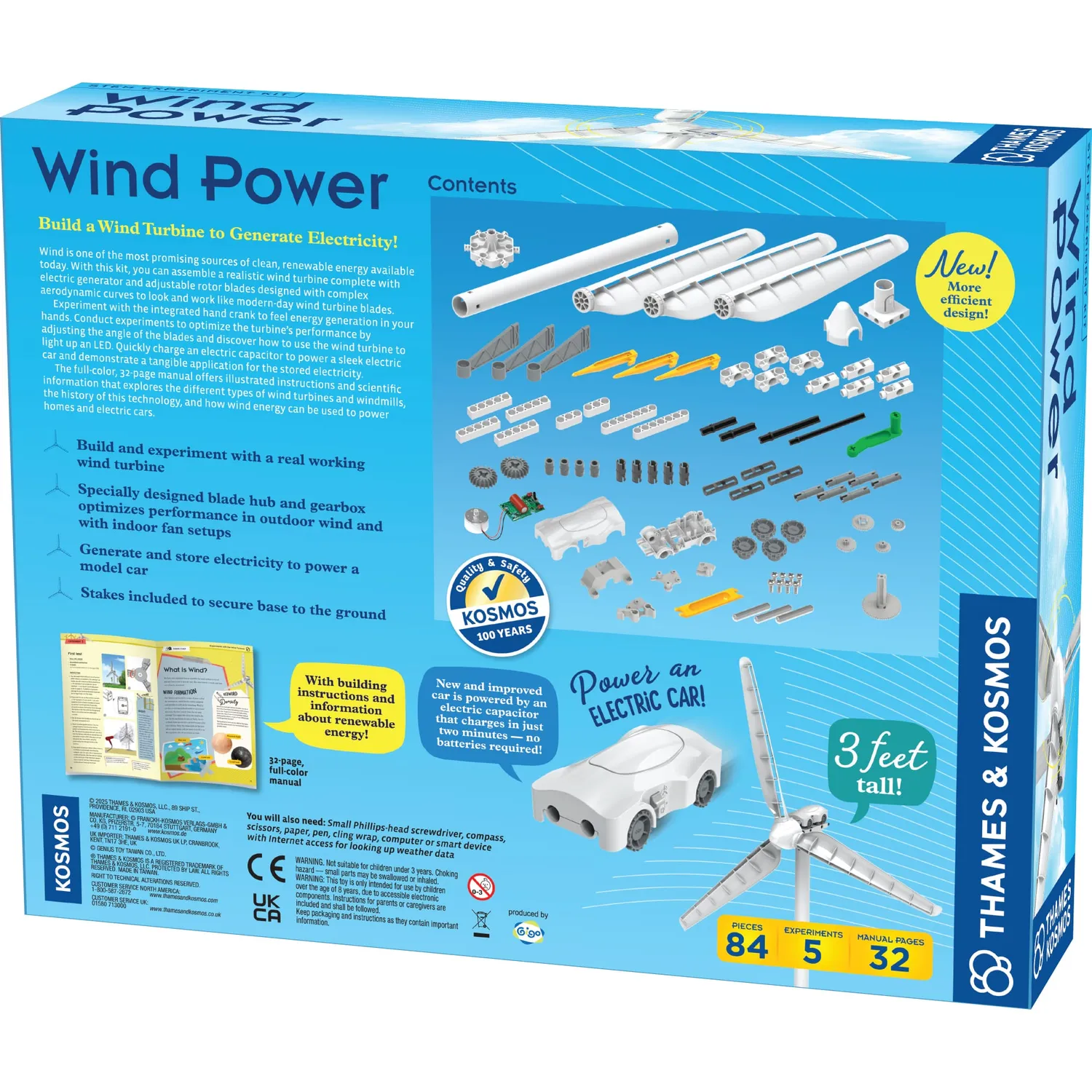 Kosmos Wind Power V5.0 experiment vindkraftverk