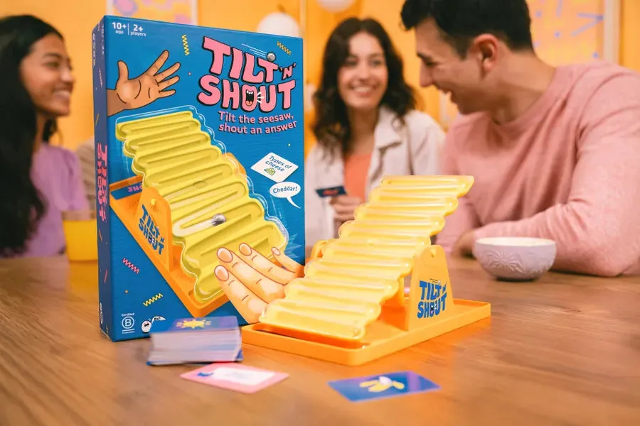 Dragon's Lair Tilt N Shout sällskapsspel lagspel timer