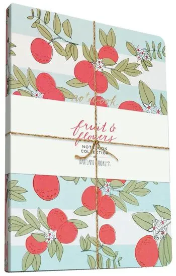 Games Room Fruit & Flowers Notebook Collection anteckningsböcker 3-pack