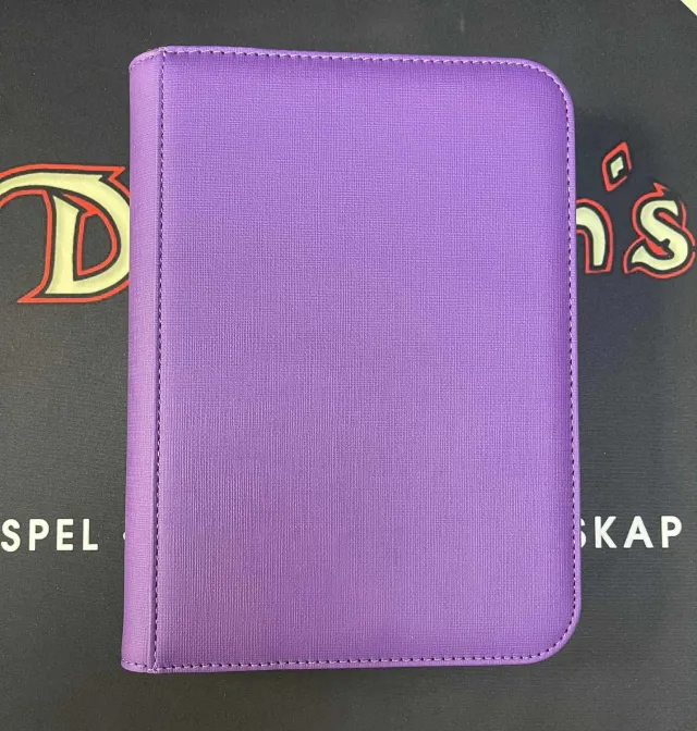 Dragon's Lair Zip Cardbinder 4-Pocket kortpärm 80 kort lila