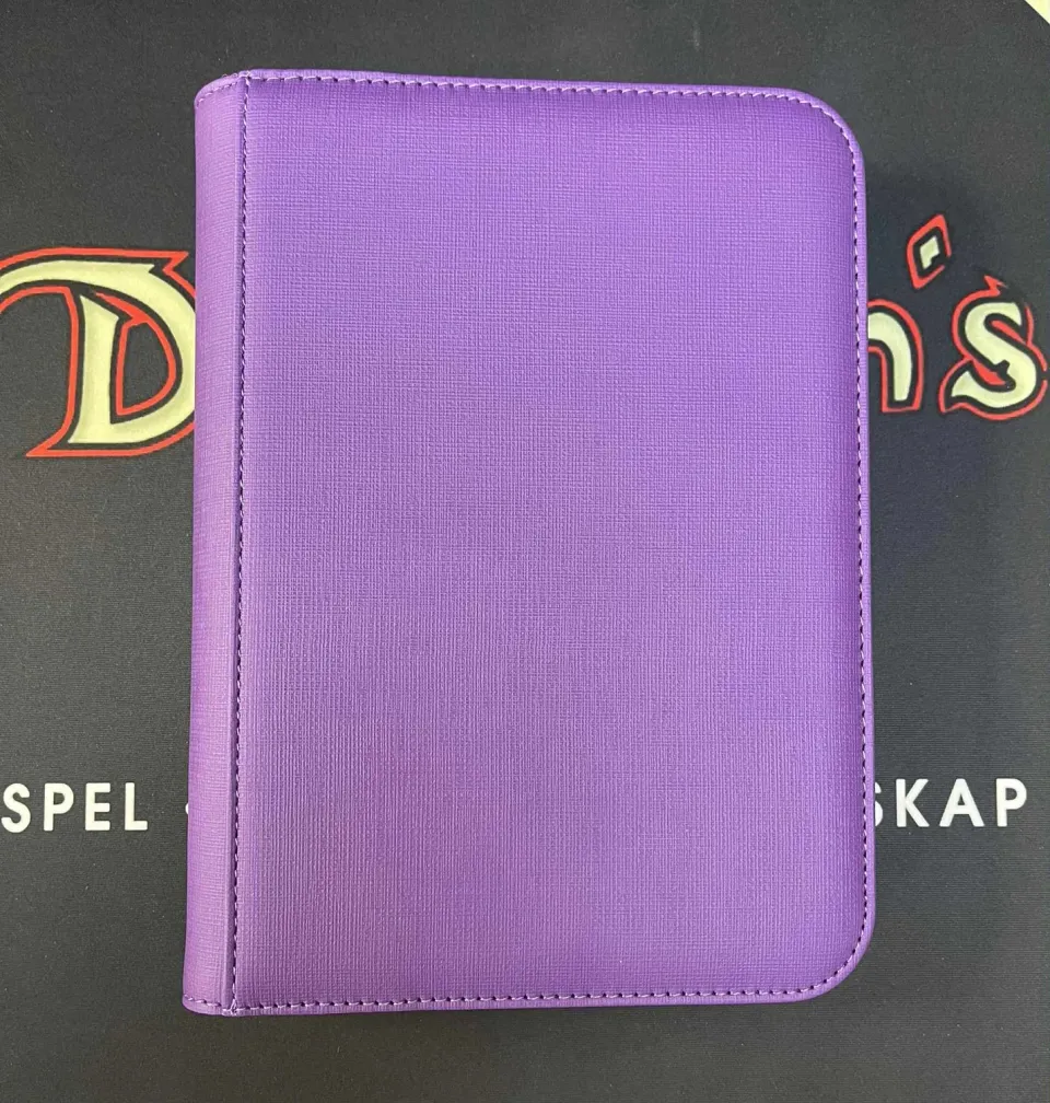 Dragon's Lair Zip Cardbinder 4-Pocket kortpärm 80 kort lila