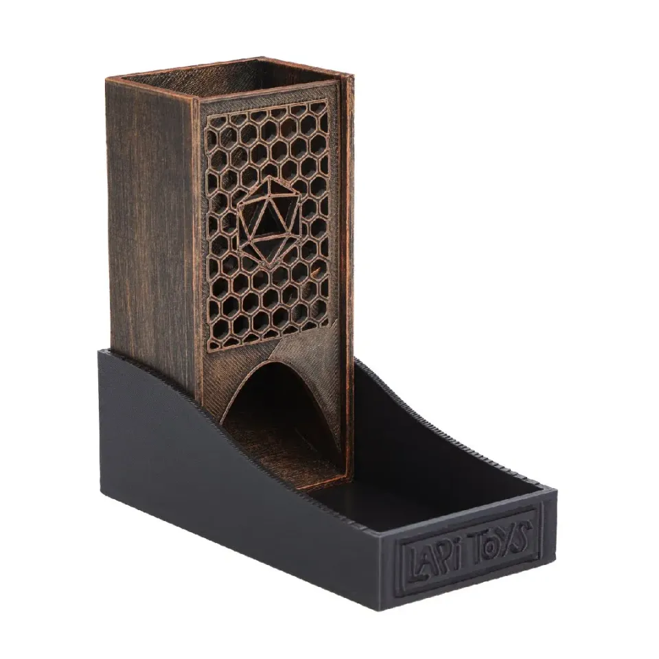 Dragon's Lair Rustic Bronze Travel tärningstorn brons spel
