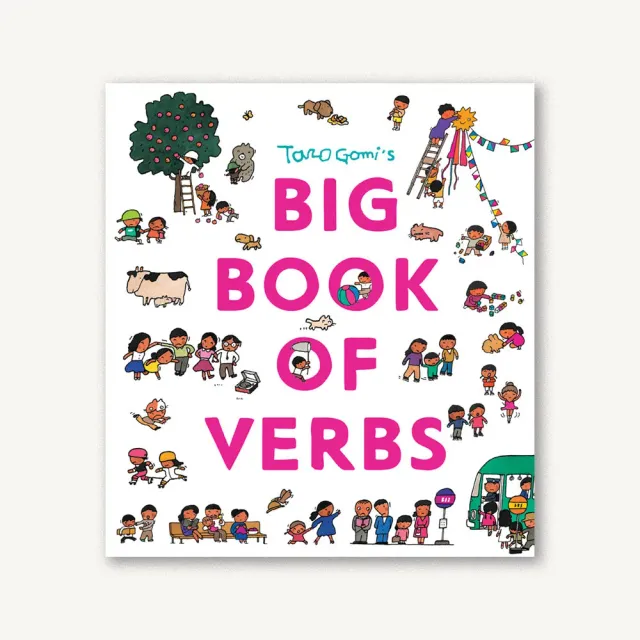 Taro Gomi Big Book of Verbs bilderbok 6–8 år