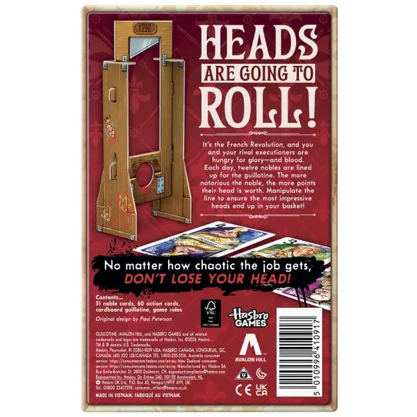 Dragon's Lair Guillotine kortspel 2–5 spelare svart humor