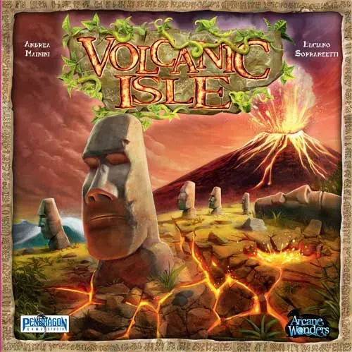 Pendragon Game Studio Volcanic Isle brädspel strategi
