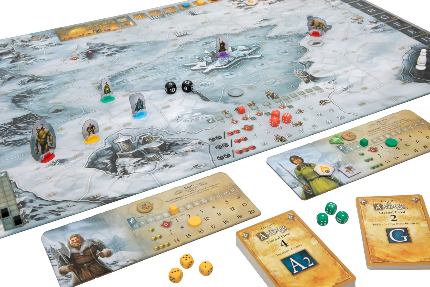 Kosmos Legends of Andor Eternal Frost strategispel familj