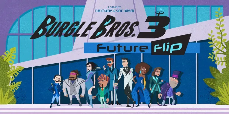 Dragon's Lair Burgle Bros 3 Future Flip brädspel samarbete