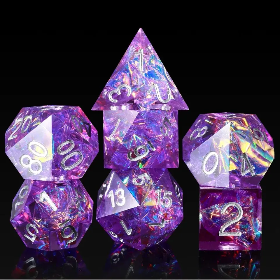 Dragon's Lair Role Playing Dice tärningsset dark purple