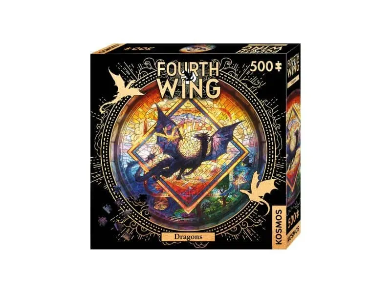 Kosmos Fourth Wing Dragons pussel 500 bitar runt
