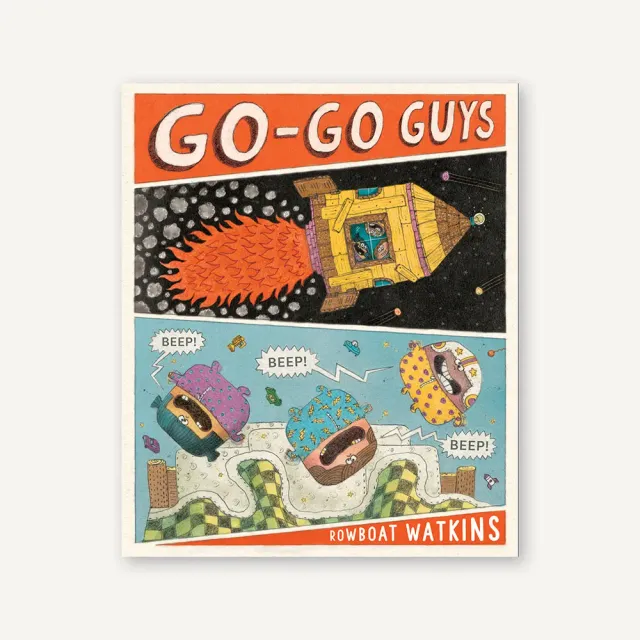 Games Room Go-Go Guys bilderbok om läggdags