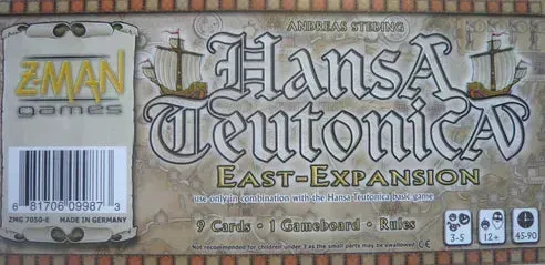 Hansa Teutonica East Ost expansion 9 kort strategi vuxna