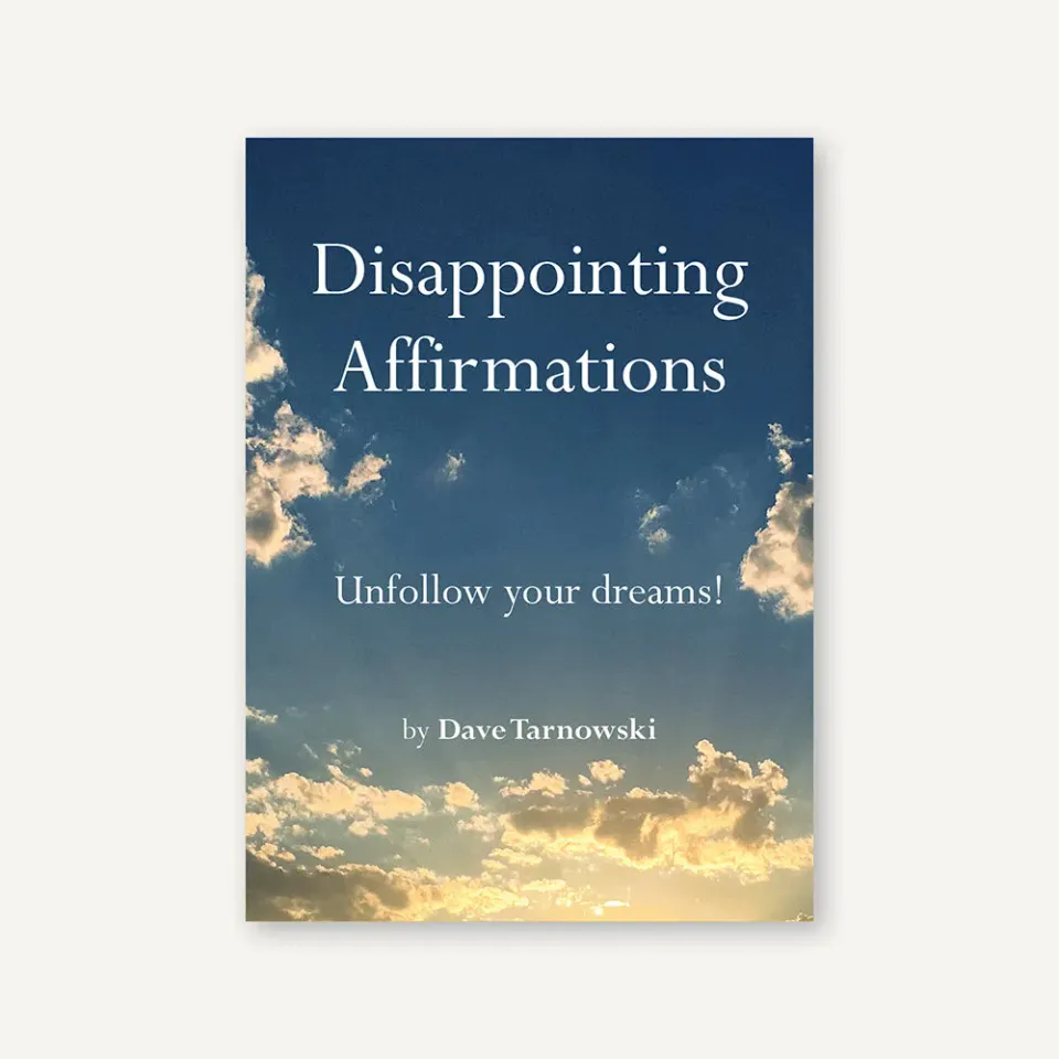 Games Room Disappointing Affirmations humorbok poster