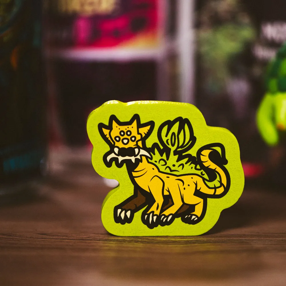 Orange Nebula Thonks Set 01 samlarfigurer 5-pack trä