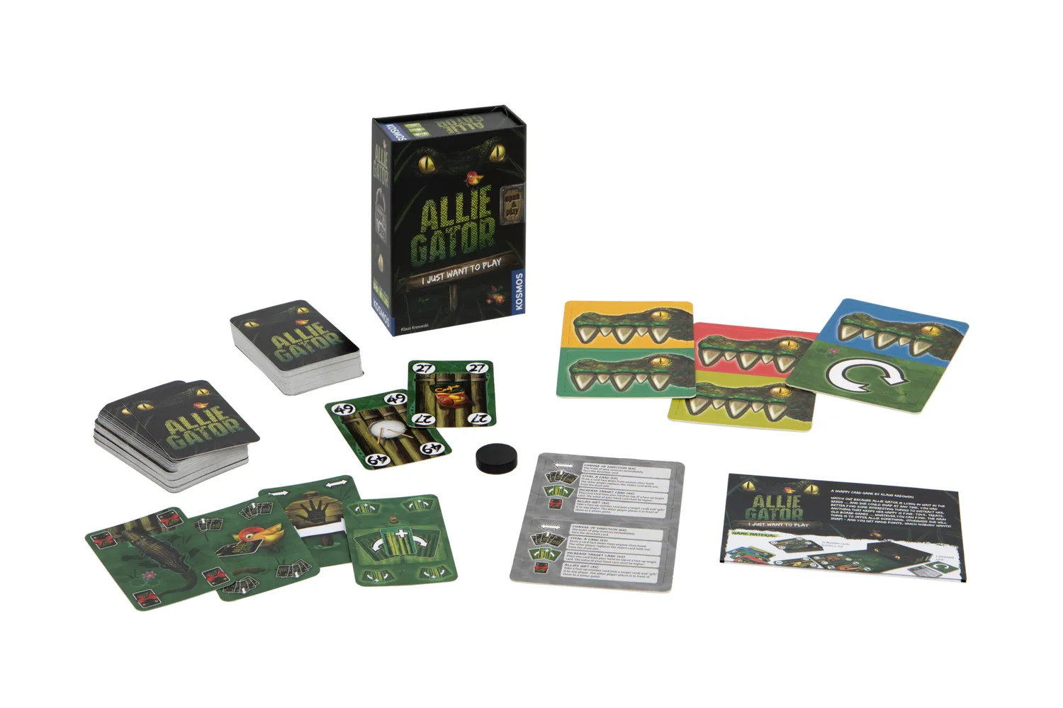Kosmos Open & Play Allie Gator kortspel familj