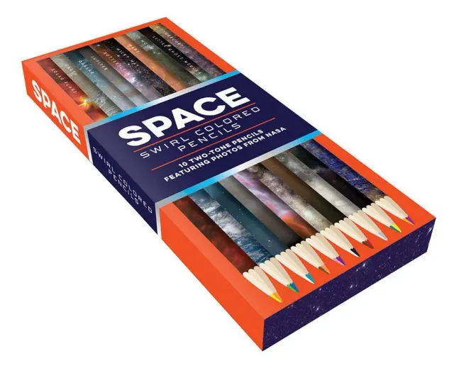 Games Room Space Swirl färgpennor 10-pack NASA