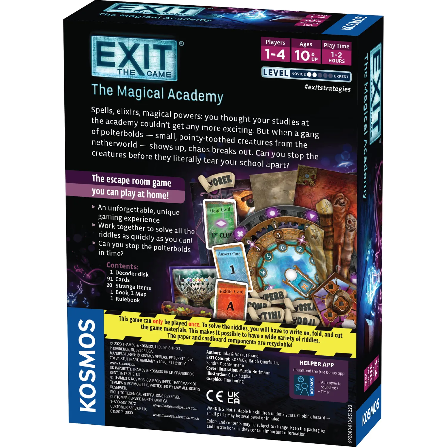 Kosmos Games EXIT Magiska Akademin escape room-spel