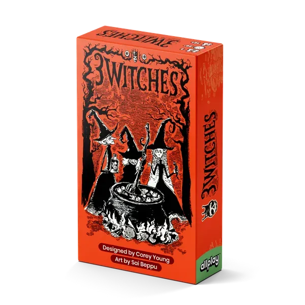 3 Witches stickspel för 3 spelare
