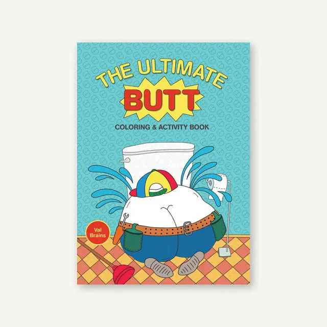 Games Room Ultimate Butt målarbok aktivitet humor