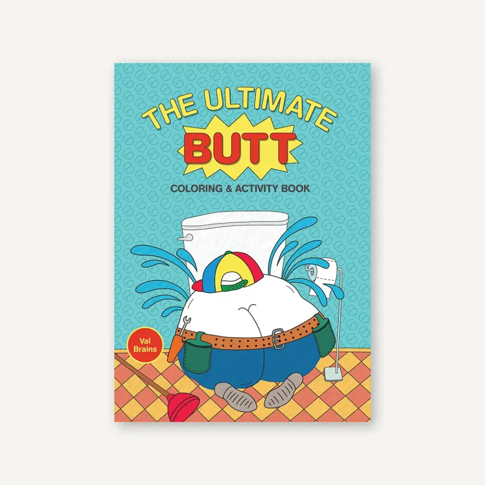 Games Room Ultimate Butt målarbok aktivitet humor