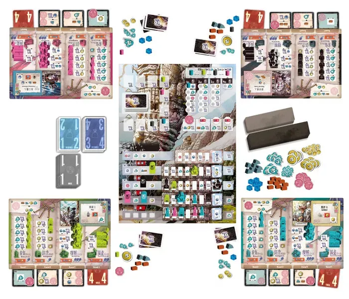 Dragon's Lair Falling brädspel 1–4 spelare fantasystrategi