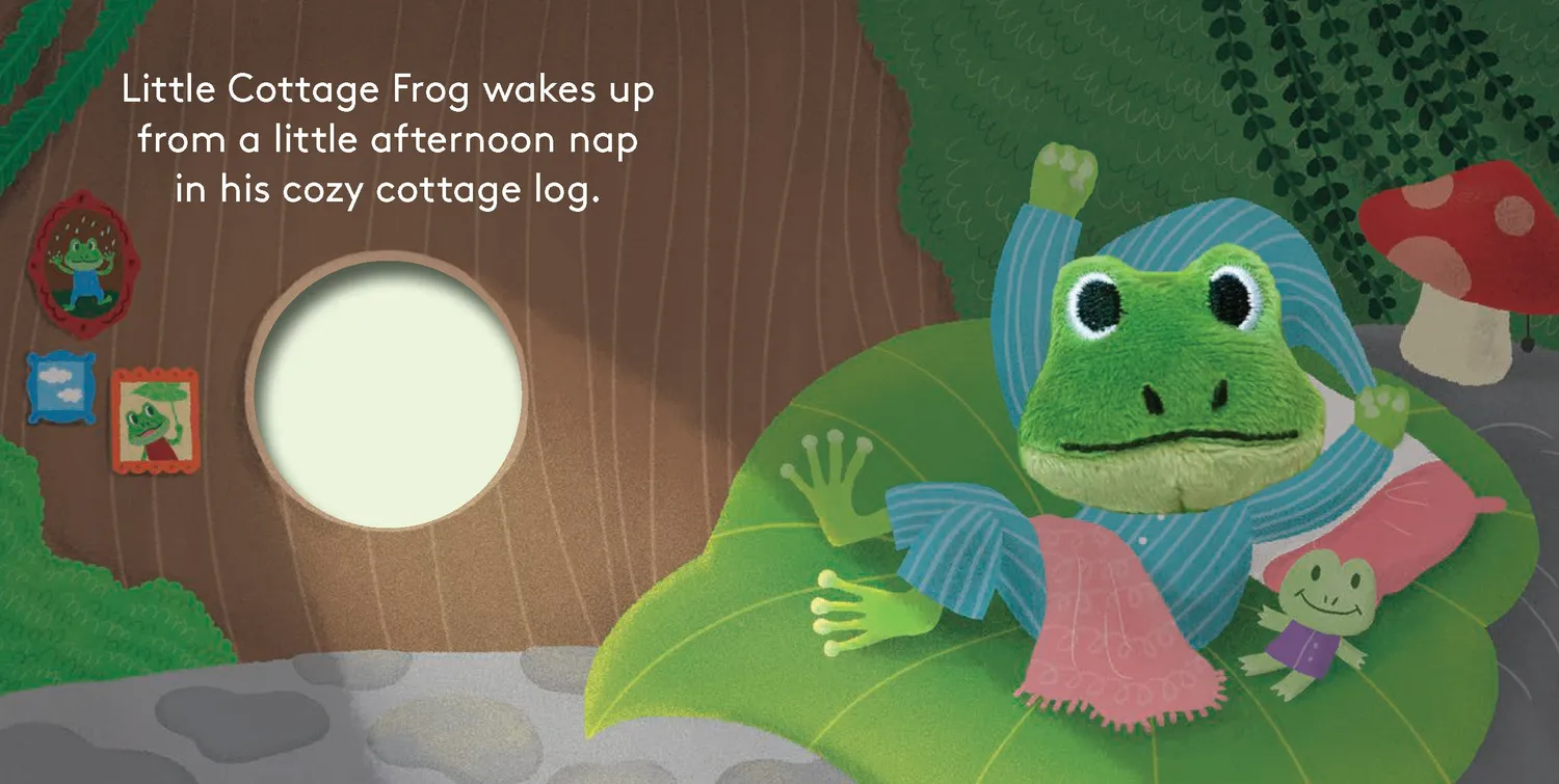 Games Room Little Cottage Frog pekbok groda