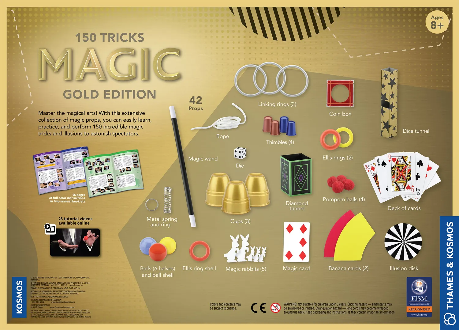 Kosmos Magic Gold Edition trollerilåda 150 trick