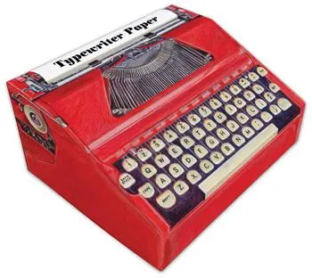Games Room Typewriter Paper anteckningspapper skrivmaskin