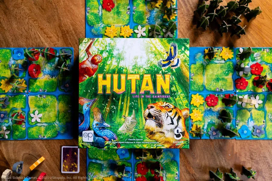 Hutan Life in the Rainforest brädspel engelsk utgåva 2–4 spelare