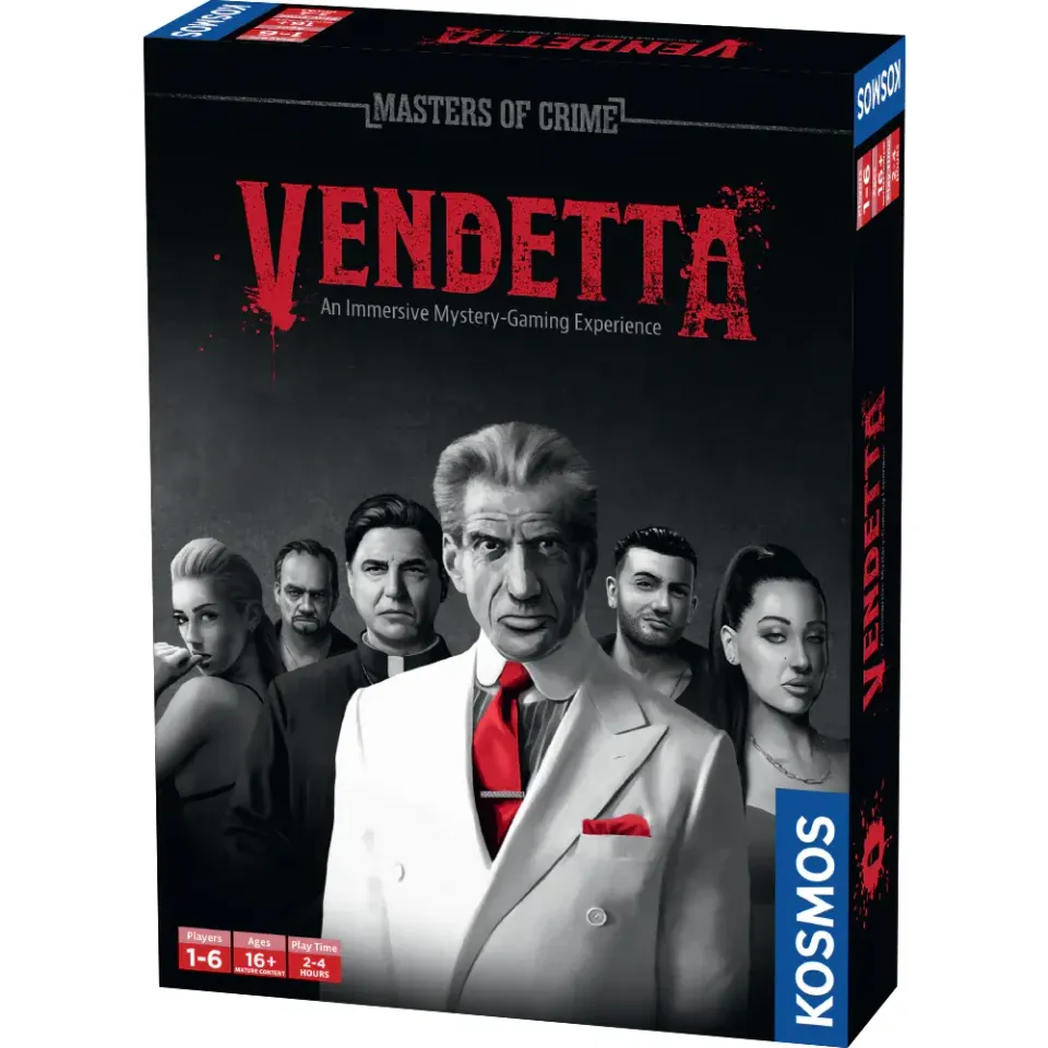 Kosmos Masters of Crime Vendetta sällskapsspel kooperativt