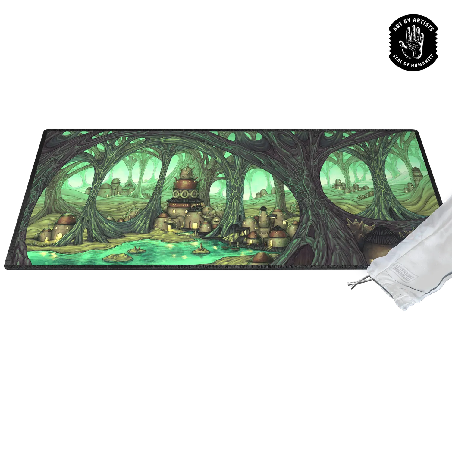 Orange Nebula Curator Arcane Landscapes The Caverns spelmatta 81 cm