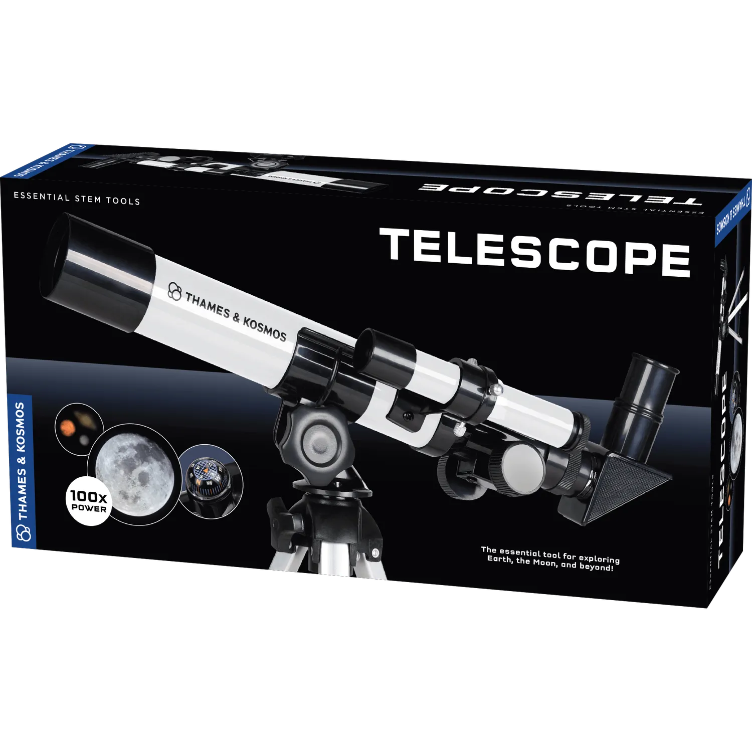 Kosmos Telescope nybörjarteleskop 20x 100x