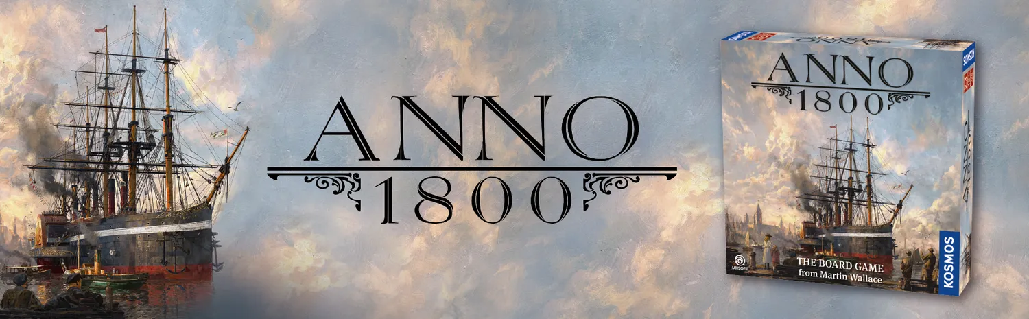 Kosmos Anno 1800 brädspel strategi industri