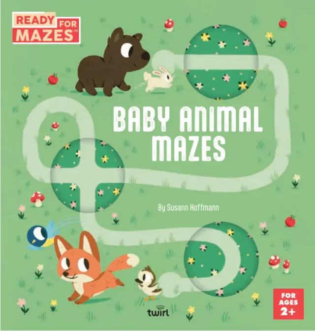 Games Room Baby Animal Mazes labyrintbok 2 år djur