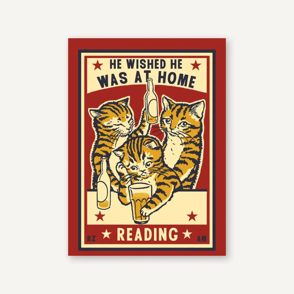 Games Room Last Call Cats Journal anteckningsbok katter