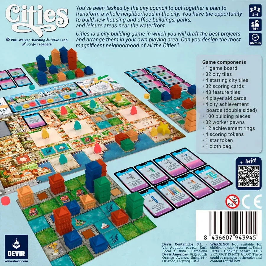 Dragon's Lair Cities brädspel citybuilding