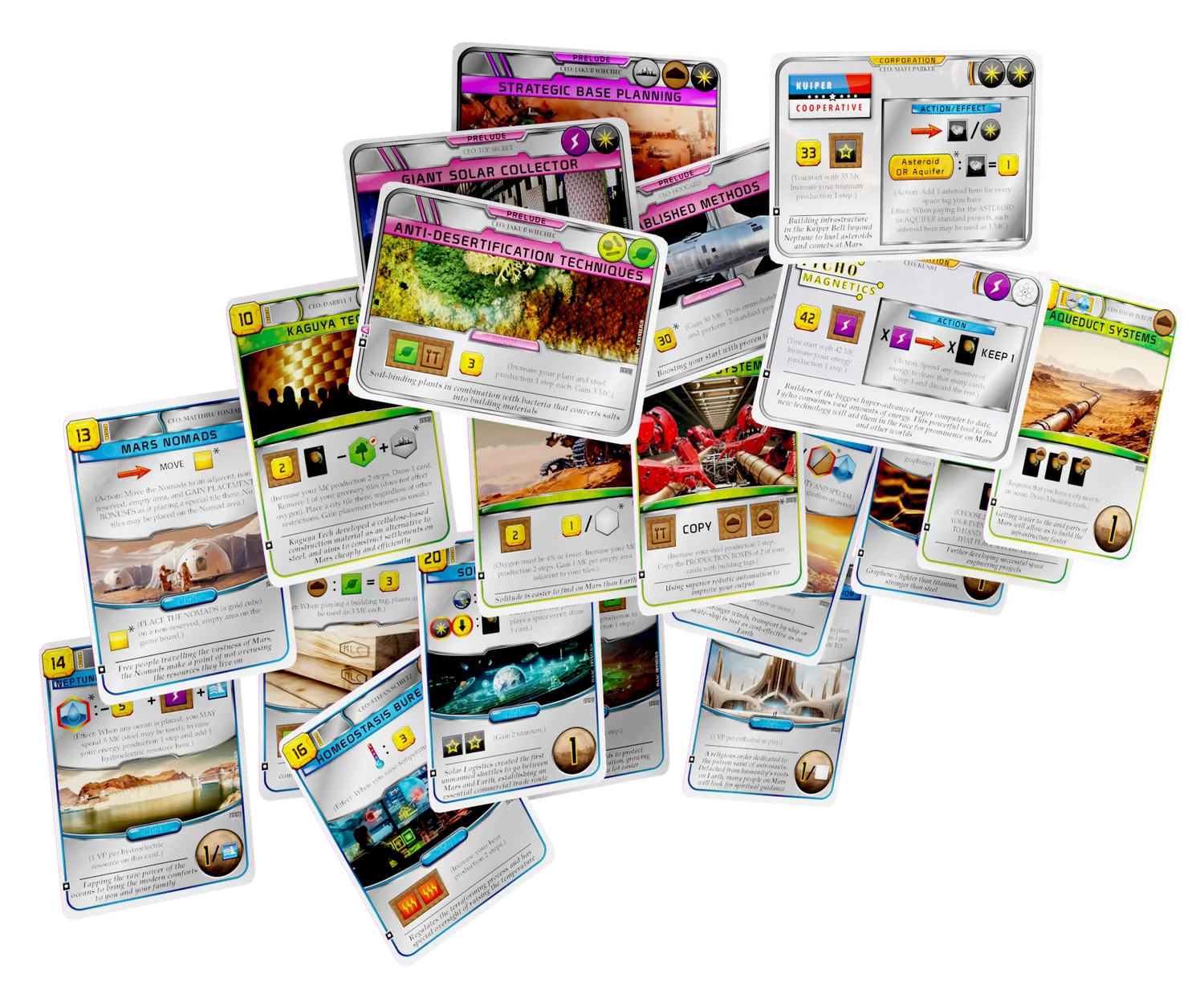 Terraforming Mars Prelude 2 promokort 20-kort fanpaket