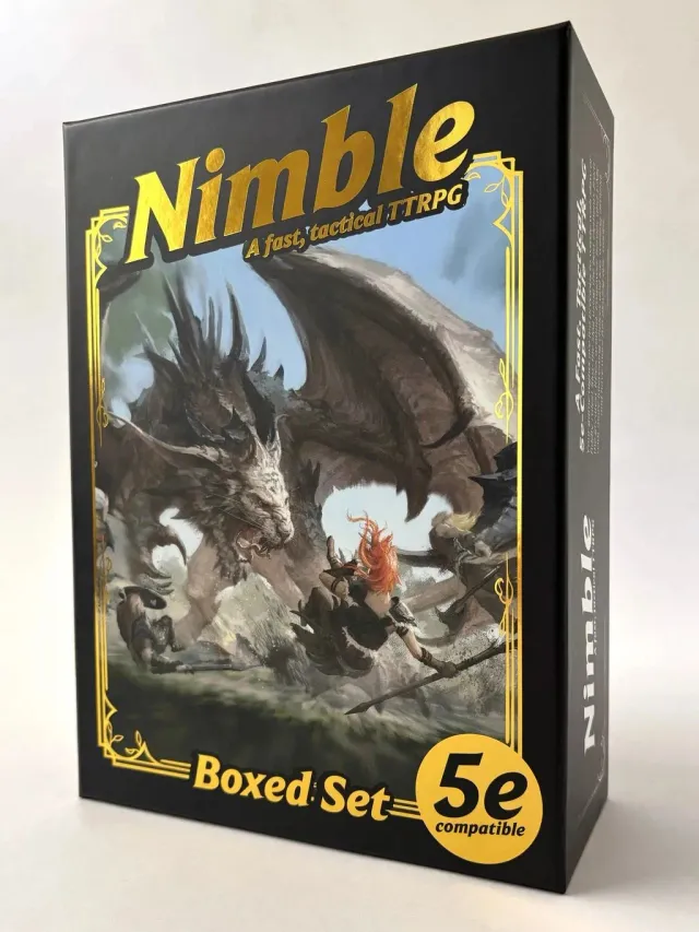 Nimble RPG Boxed Set 5E rollspel box 3 böcker