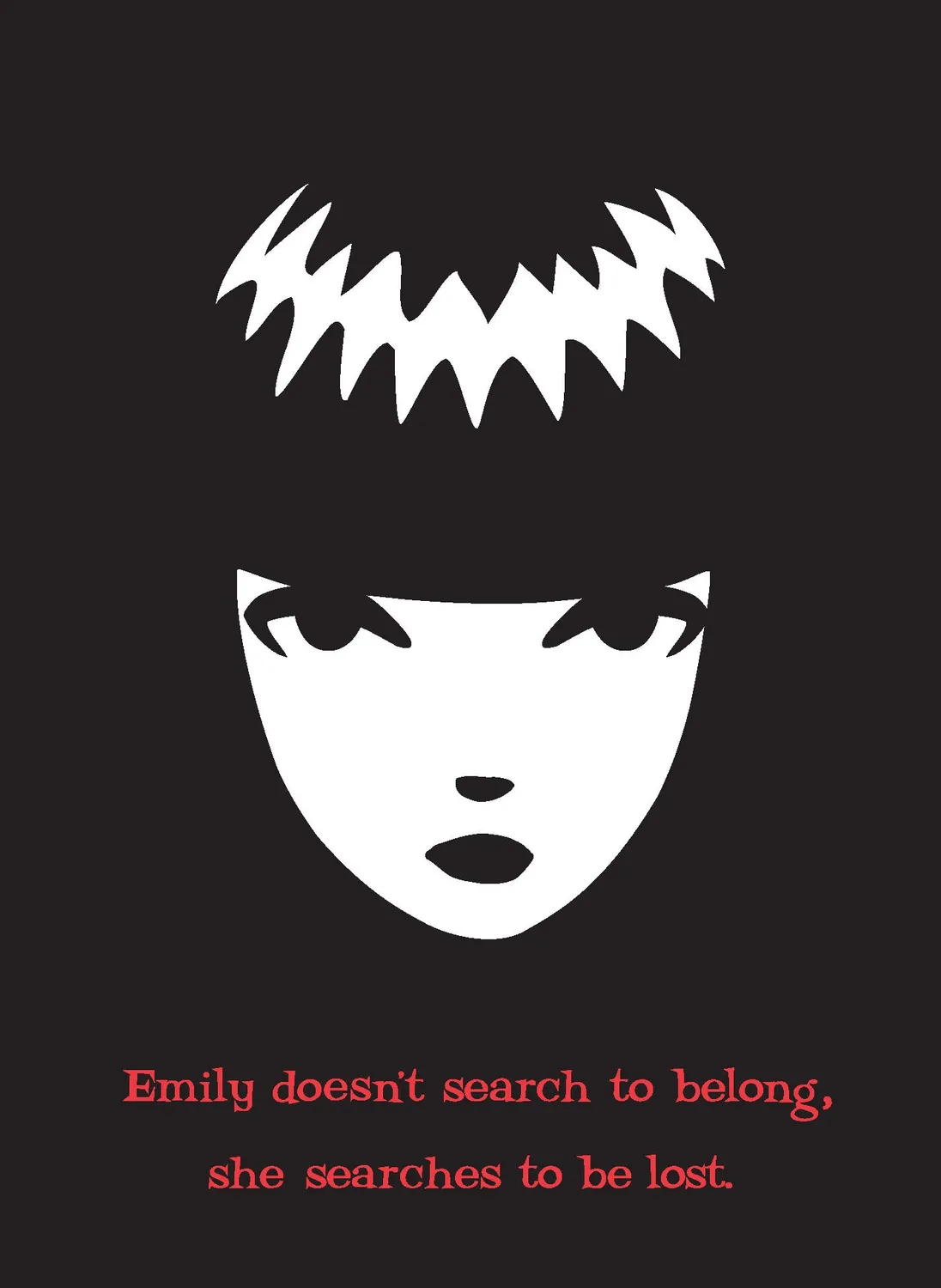Games Room Emily the Strange vykort 30-pack goth