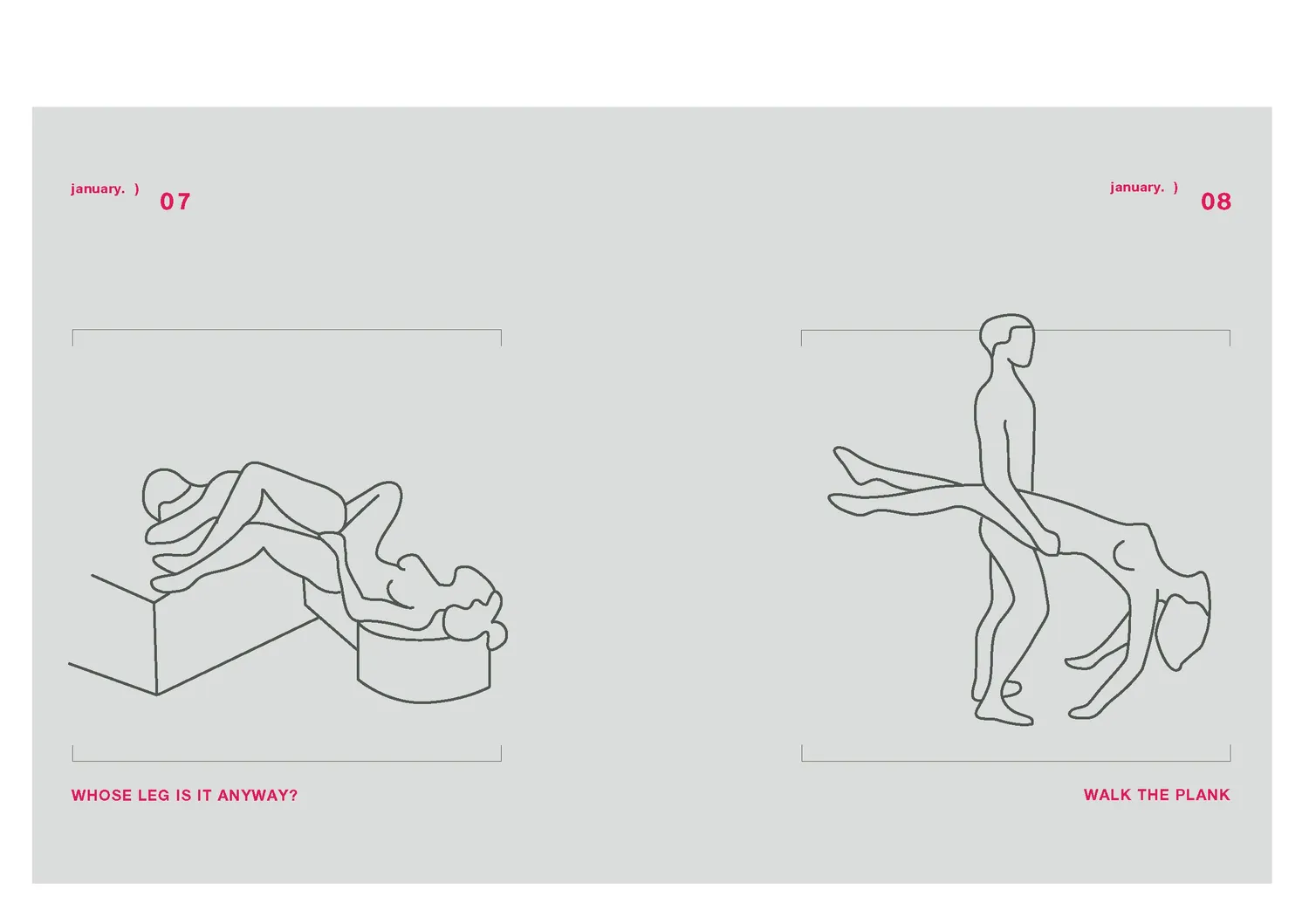 Position of the Day Revised bok 366 ställningar par present