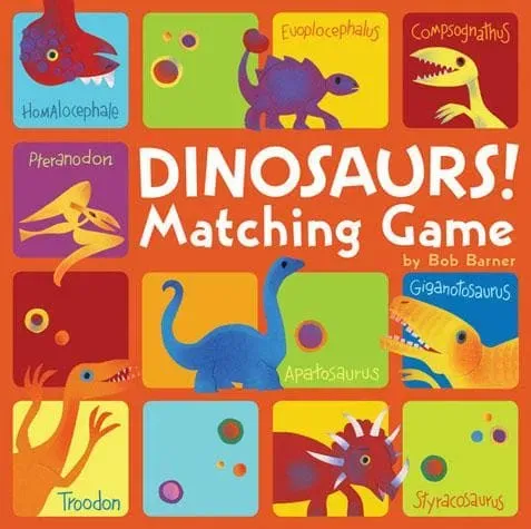 Games Room Dinosaurs Matching Game memo 72 kort