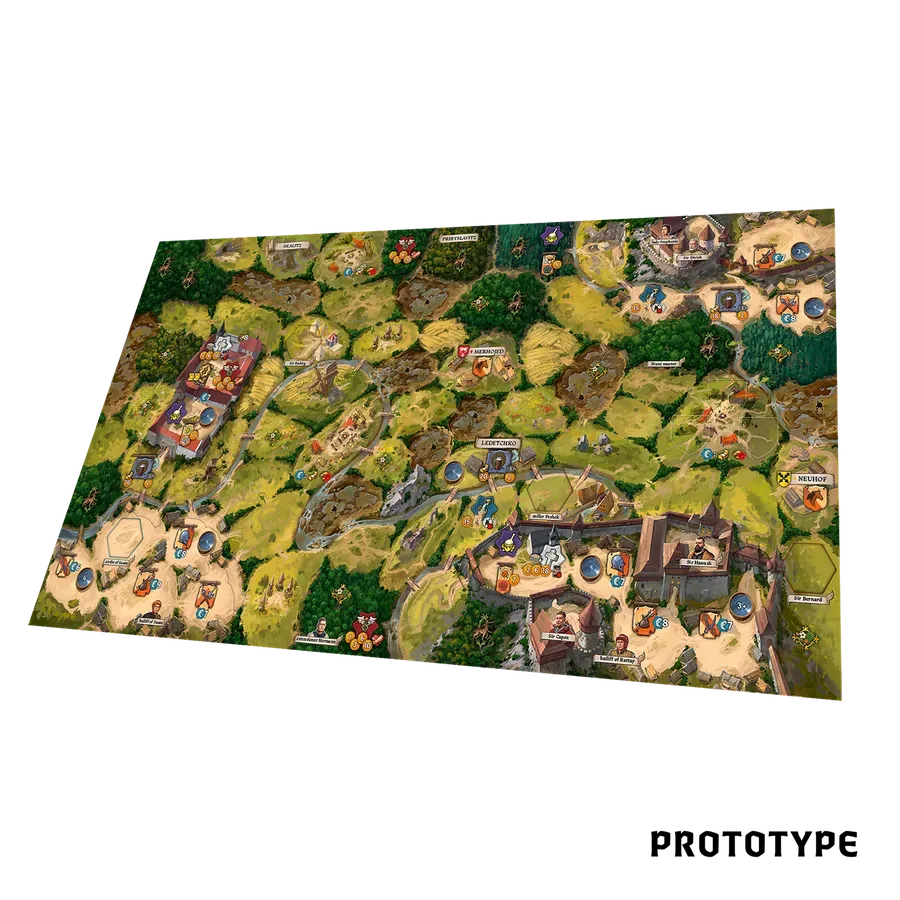 Kingdom Come Deliverance Board Game brädspel äventyr 1–4 spelare