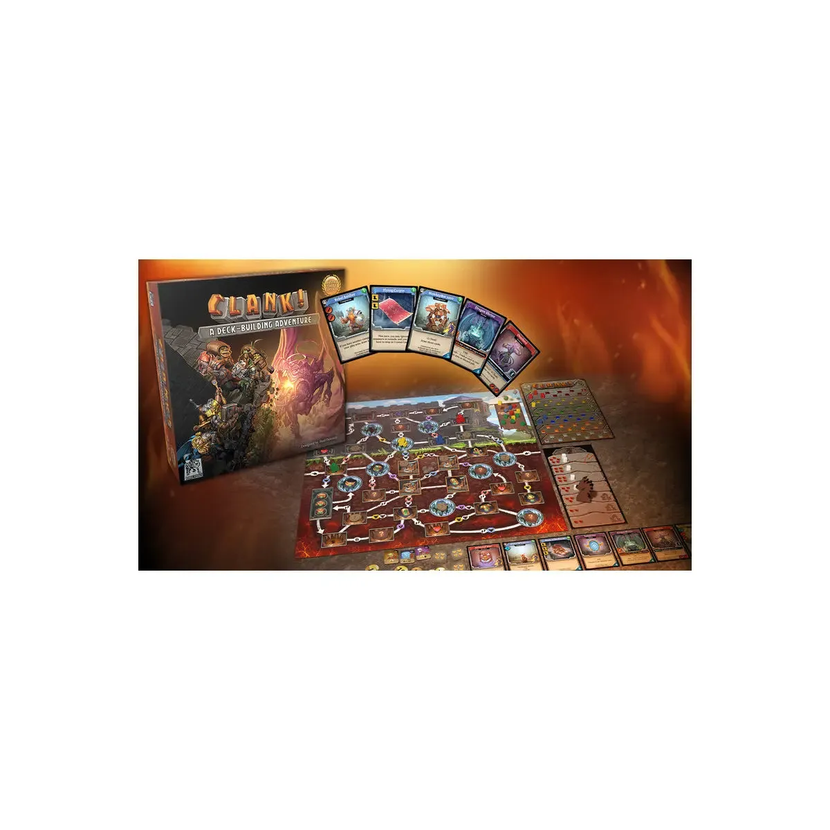 Dragon's Lair Clank Master Thief brädspel deckbuilding 2–4