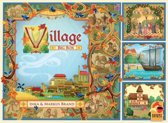 Village Big Box brädspel 1–5 spelare komplett