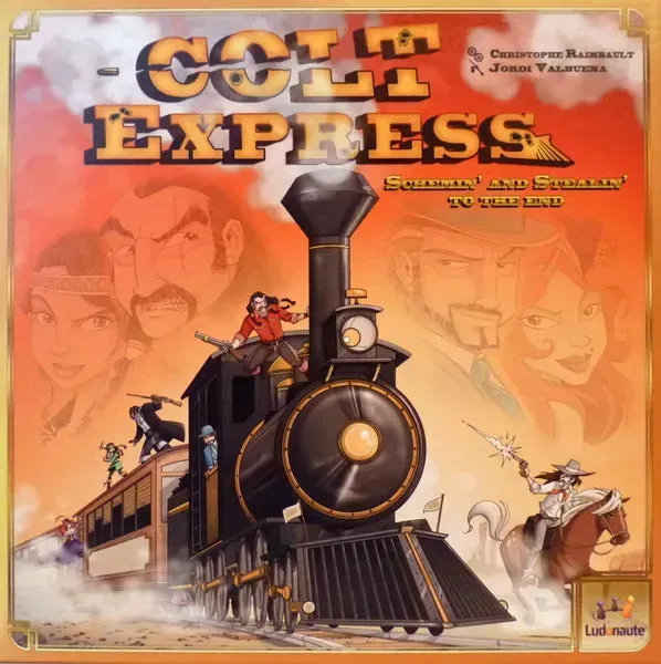 Dragon's Lair Colt Express brädspel 2-6 spelare västern