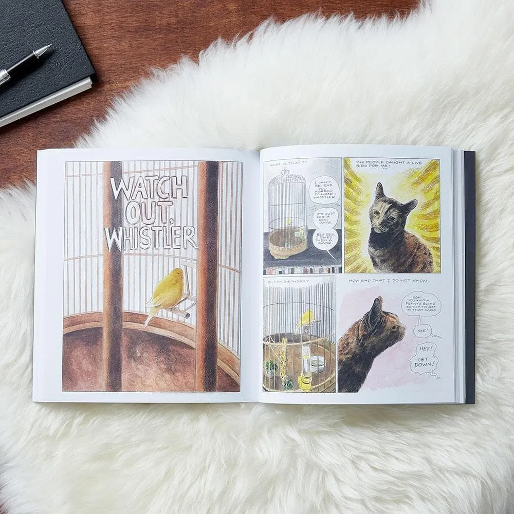 Chronicle Books Penny grafisk roman kattbok av Karl Stevens