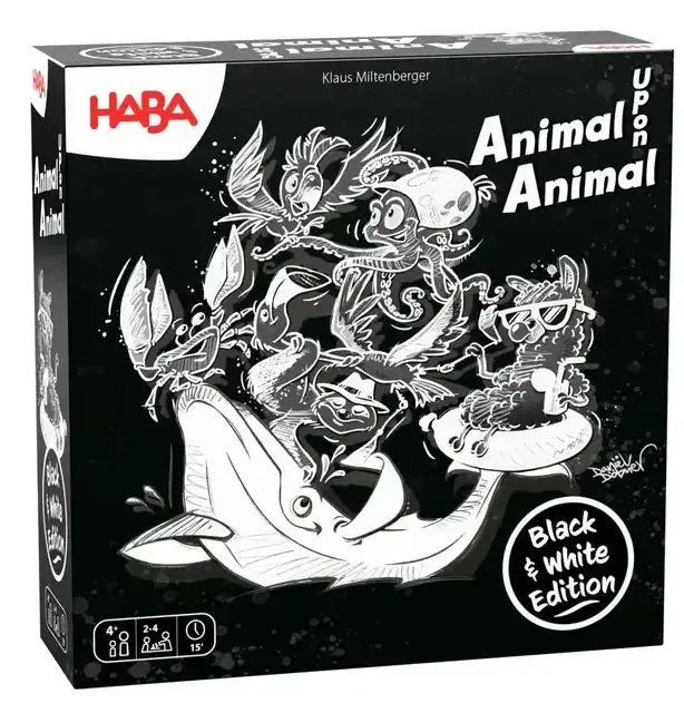 Dragon's Lair Animal Upon Animal Black White stapelspel