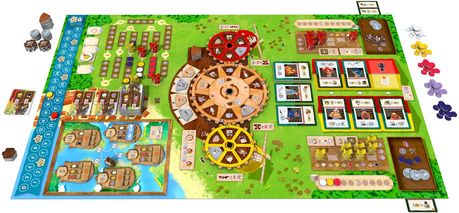 Windmill Valley Duel brädspel 2 spelare strategi