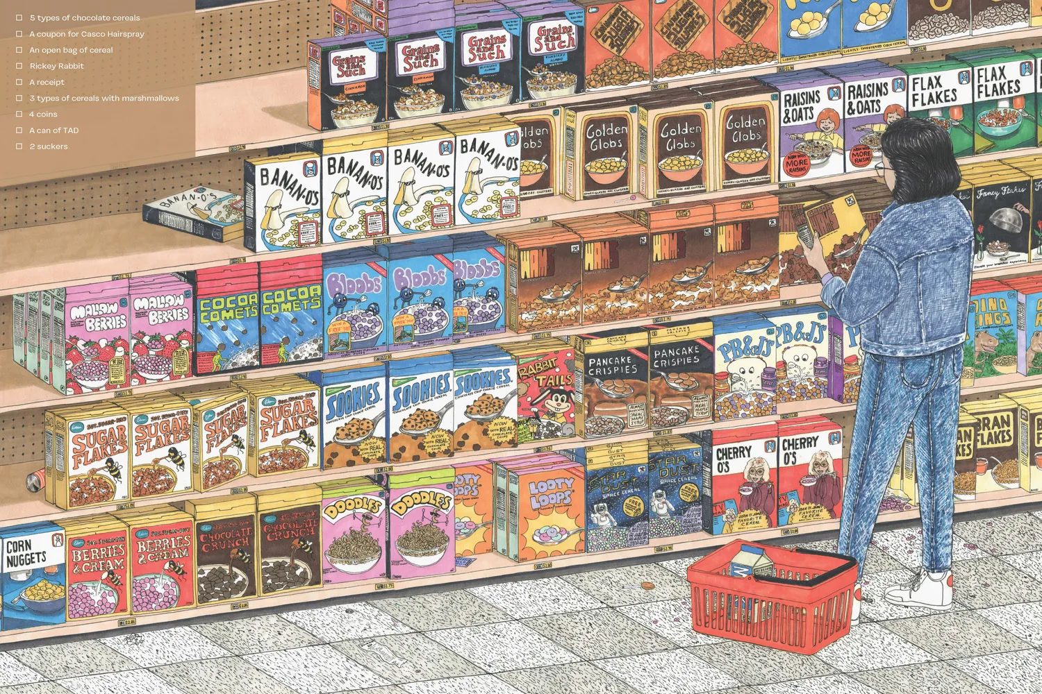 Games Room Let's Go to the Mall pysselbok 80-tal