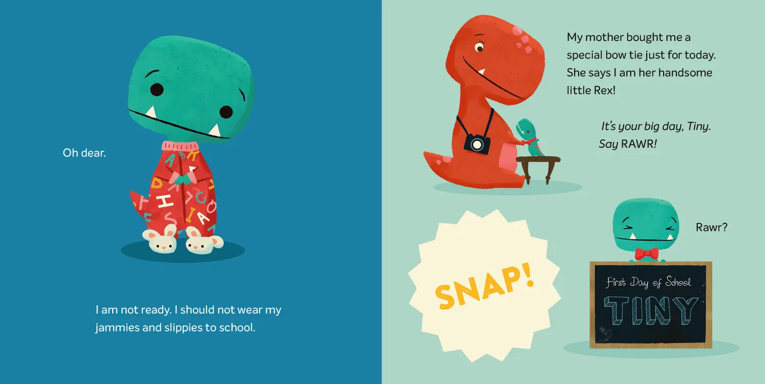 Games Room Tiny T. Rex First-Day Oopsies bilderbok