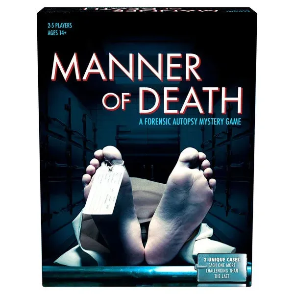 Manner of Death true crime spel 3-6 spelare svenska regler